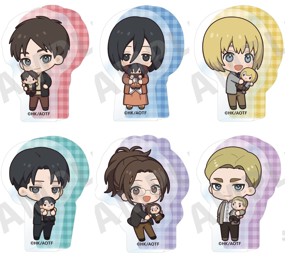 [代購][預訂] 進擊的巨人 Q版 抱娃 膠牌