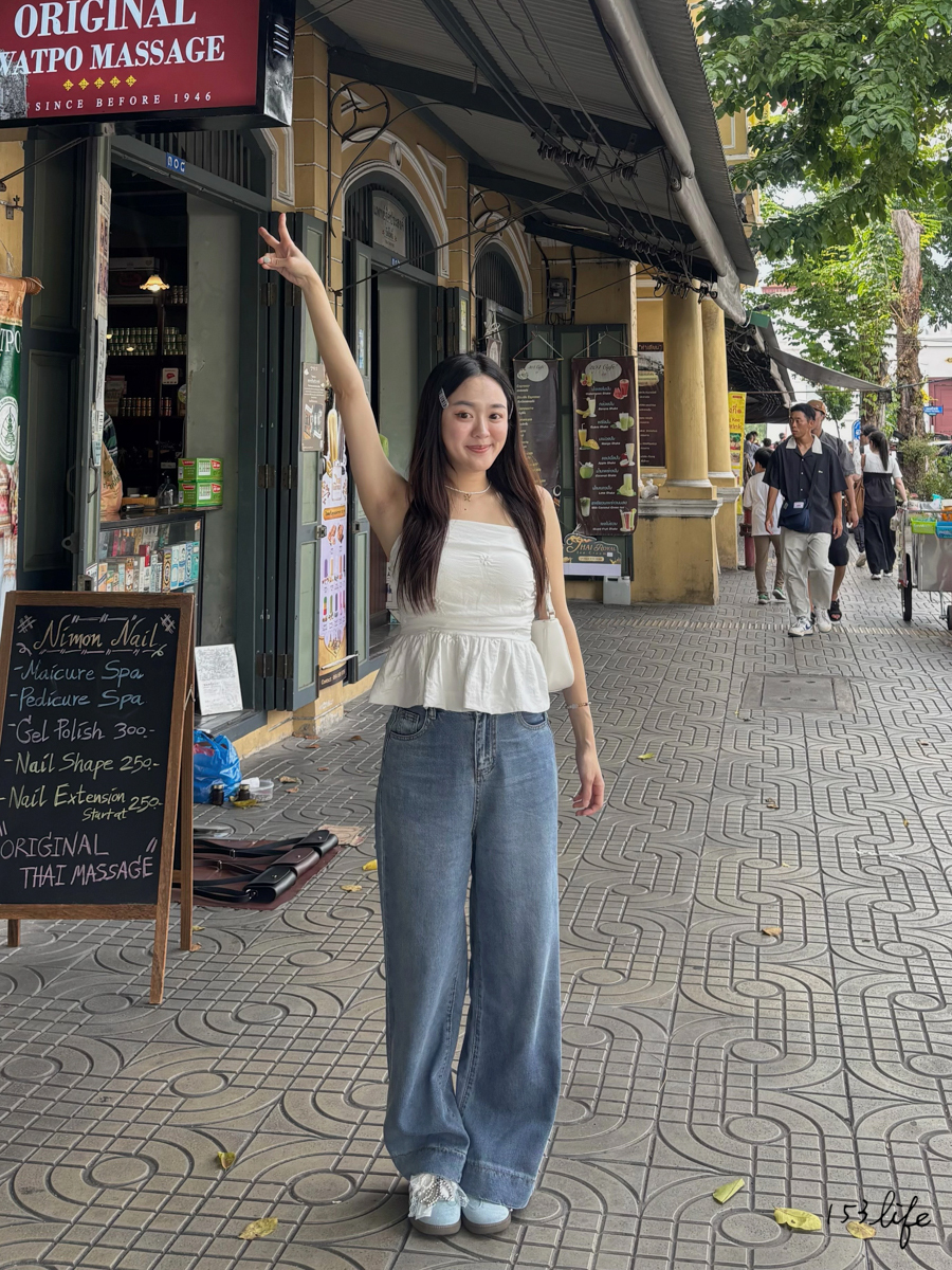 |預購|[深藍]夏日軟牛仔天絲顯瘦直筒落地寬褲(九分/長款)(XXS-L)