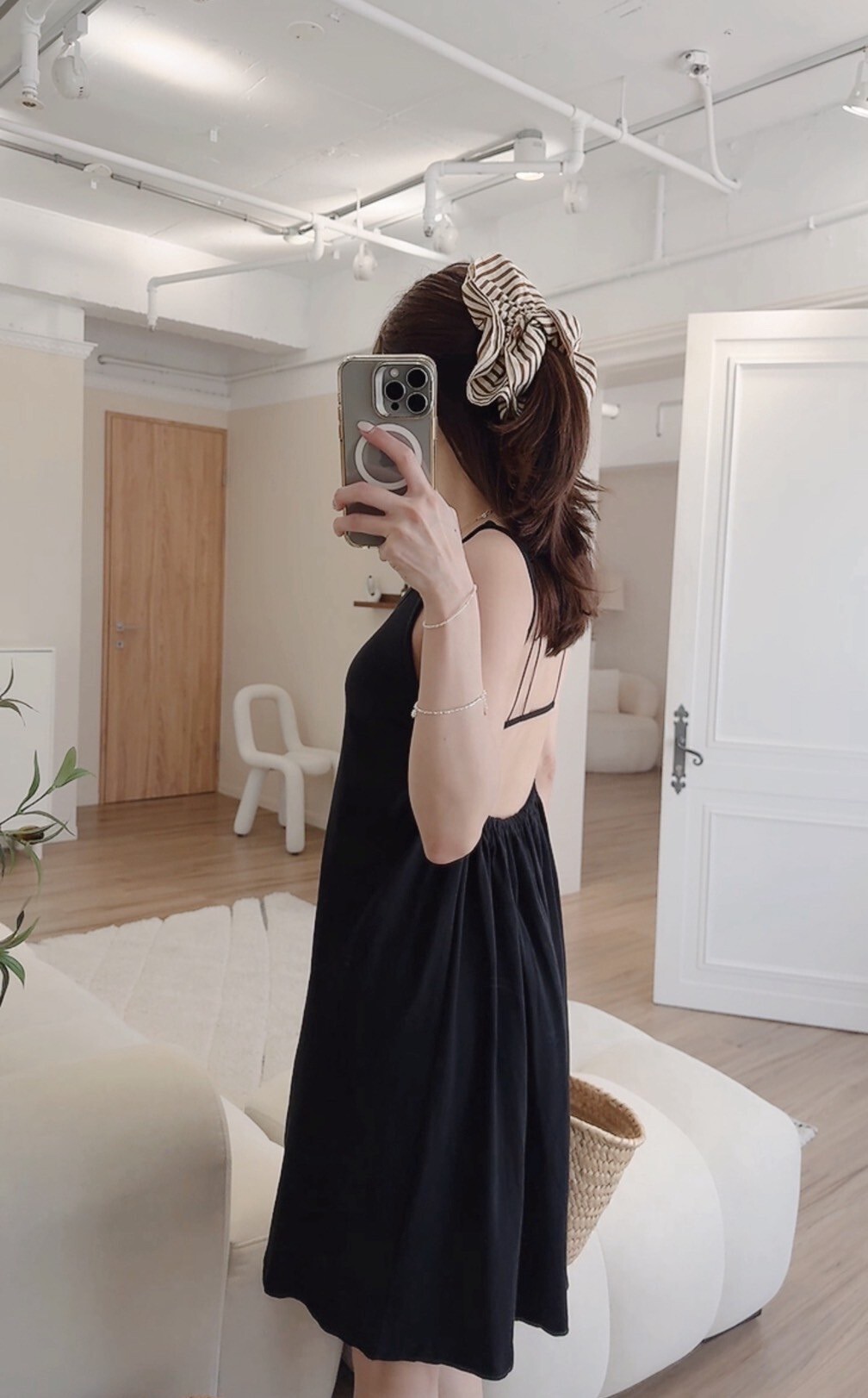 (現貨) 美背抓皺連身短洋 GI18