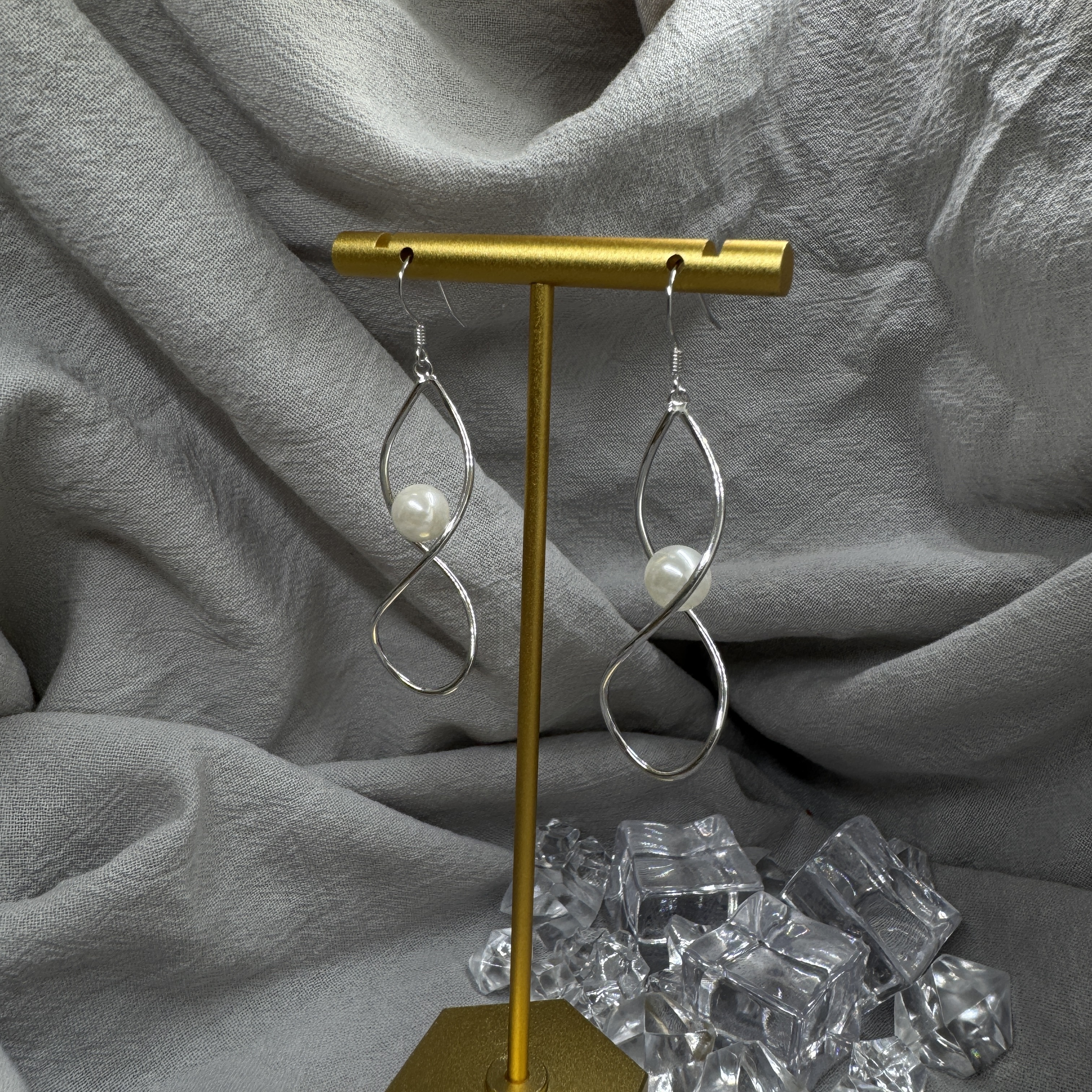 曲光之舞 - 純銀耳環