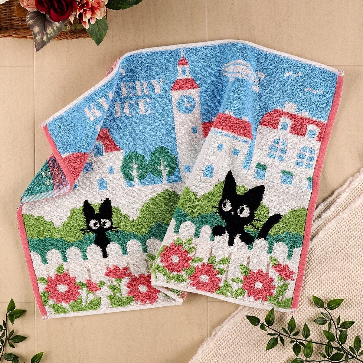 浴室毛巾腳踏墊 魔女宅急便 某一天的吉吉