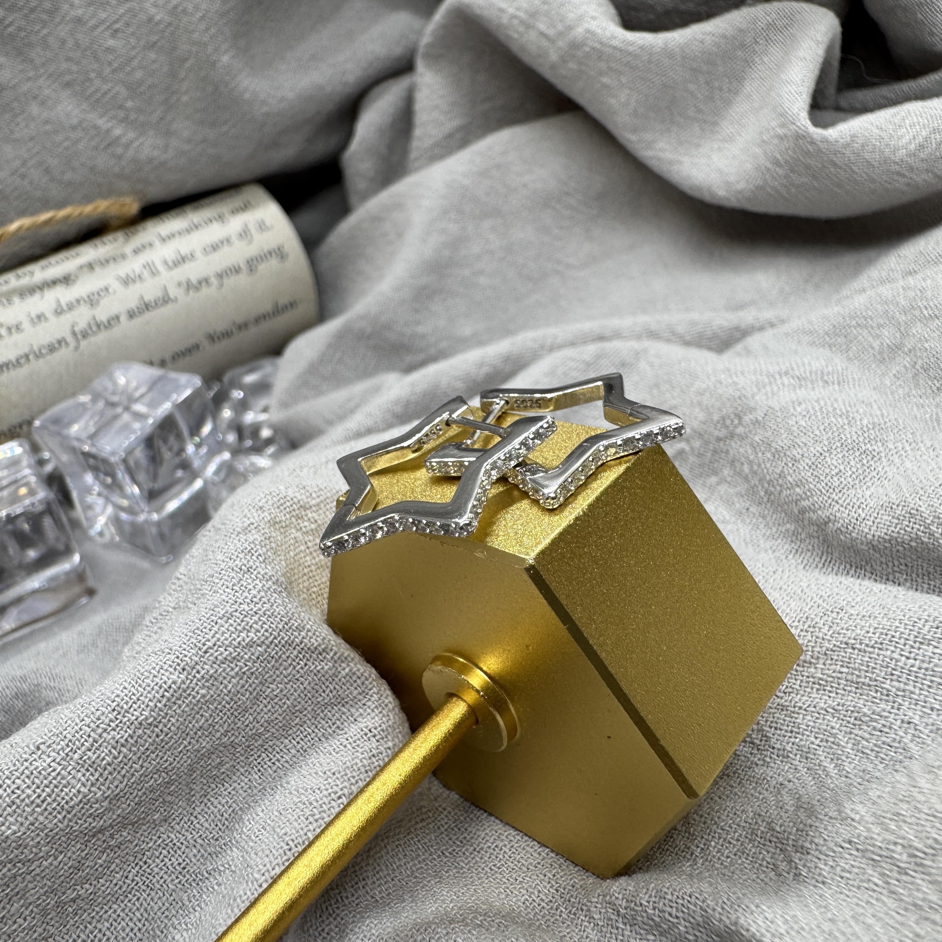 星閃不規 - 純銀耳環