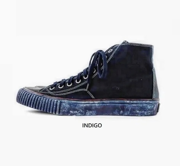 LAST PCS: VISVIM ICT SKAGWAY HI CANVAS (NATURAL DYE) 天然染 - INDIGO SIZE 9.5 IN STOCK NOW (現貨發售中)