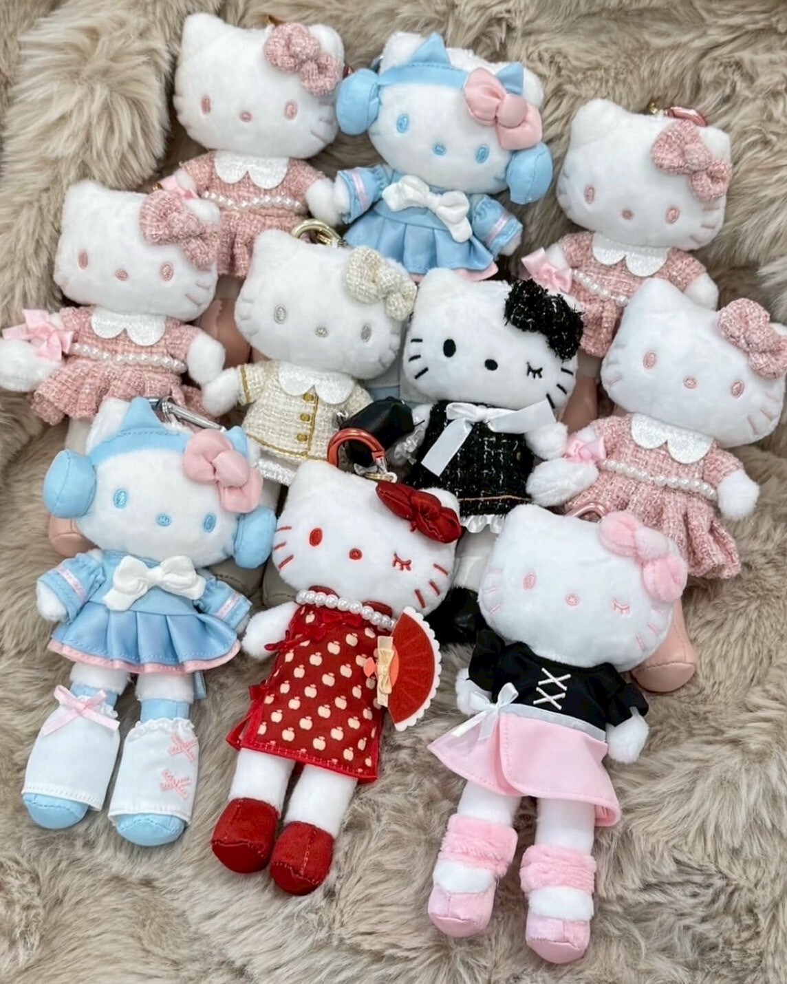 <香港限定>Hello Kitty 長腿百變造型系列 吊飾 掛件