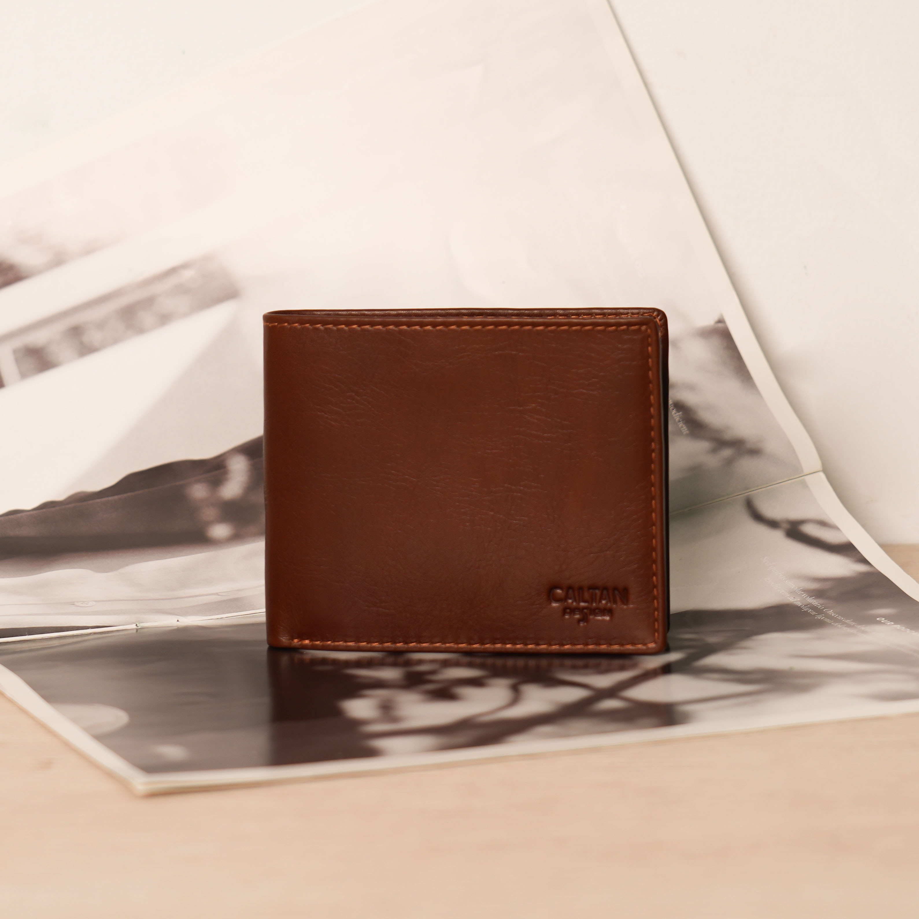 『新品上市』老爺有喜 真皮輕薄對折零錢短夾(075236cd)