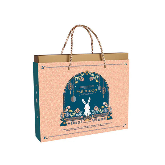 抽屜式提盒(L) 中秋 花繪印象 10入/包 32.5*6*27cm【3A18-230005】