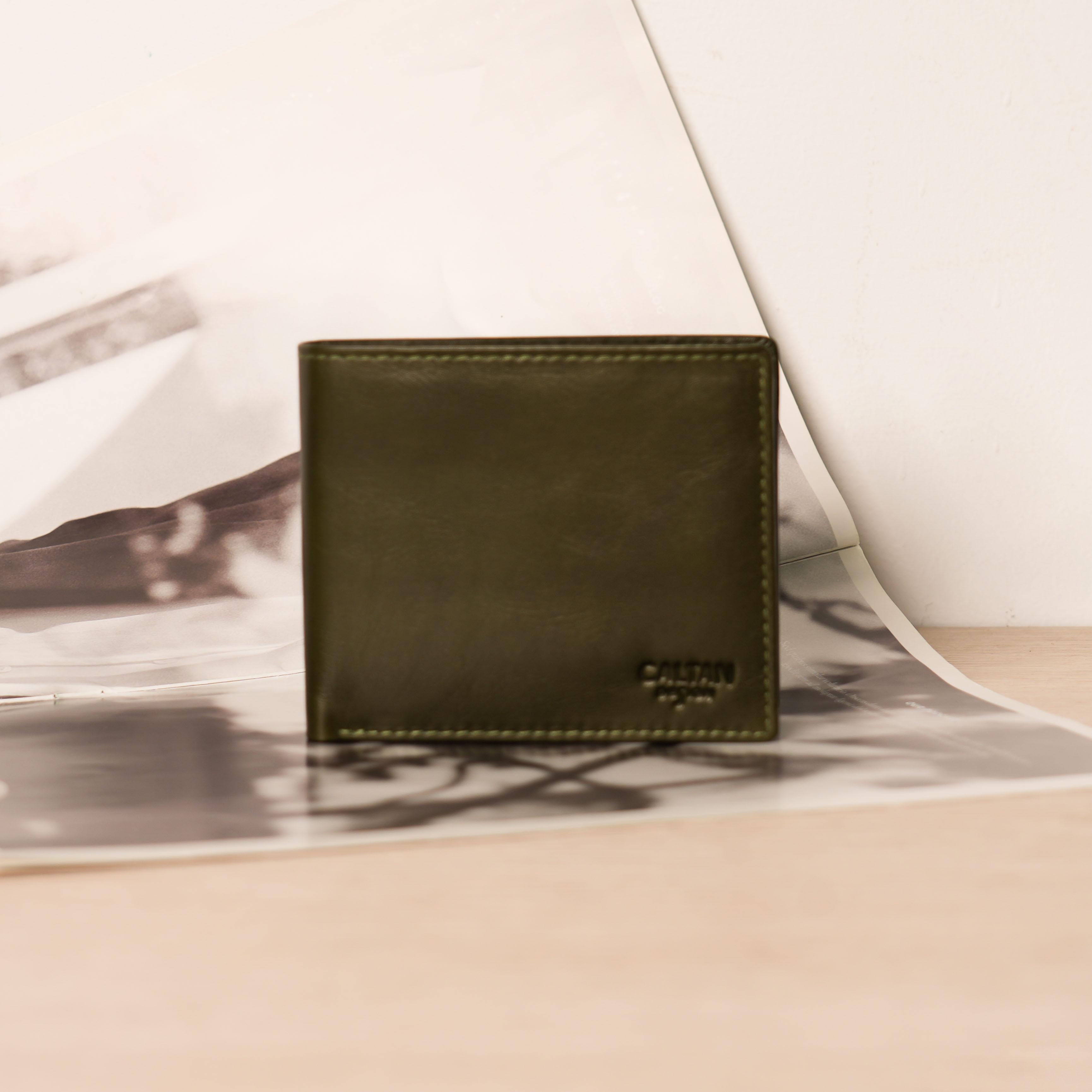 『新品上市』老爺有喜 真皮輕薄對折零錢短夾(075236cd)