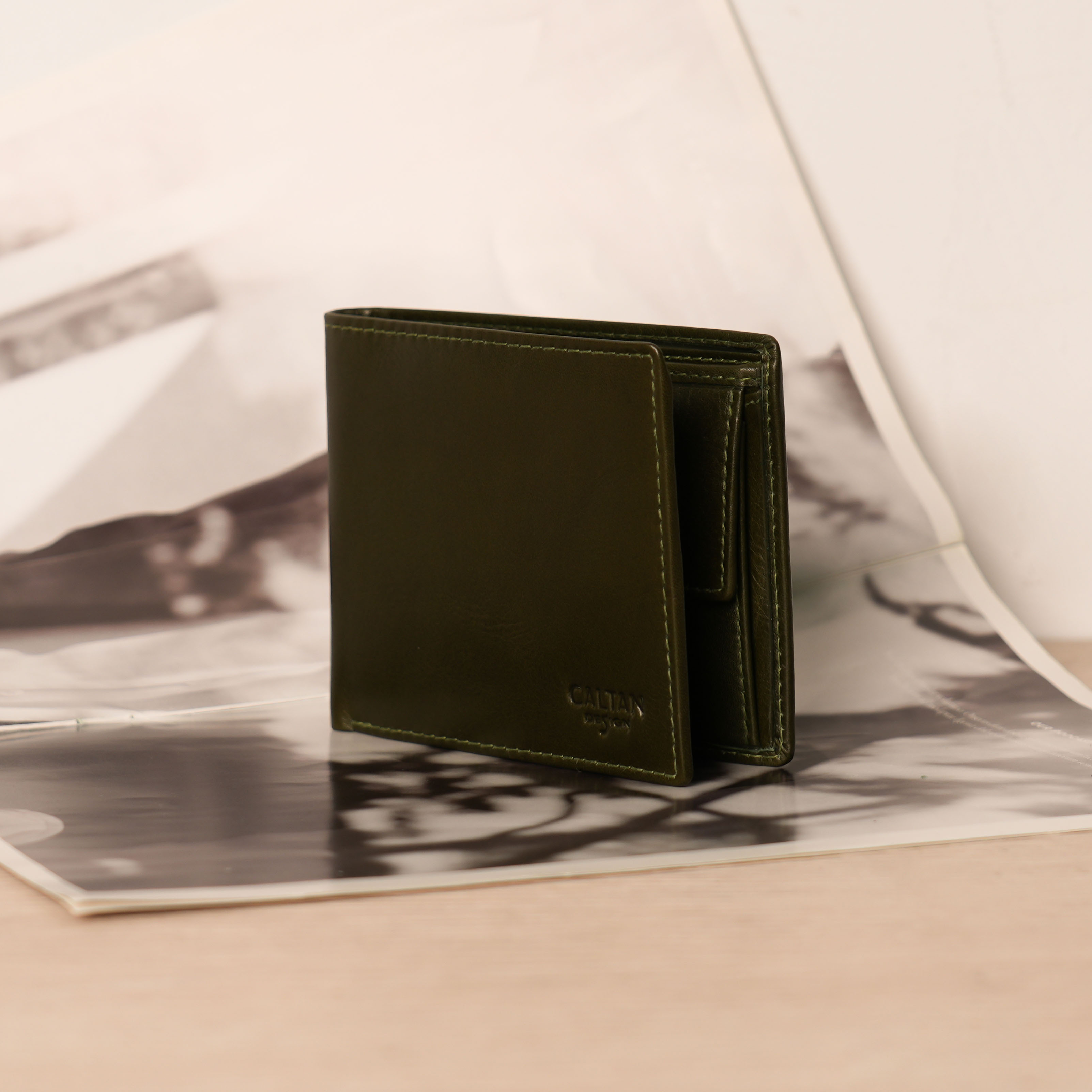 『新品上市』老爺有喜 真皮輕薄對折零錢短夾(075236cd)