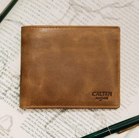 『新品上市』老爺有喜 真皮輕薄對折零錢短夾(075236lt)