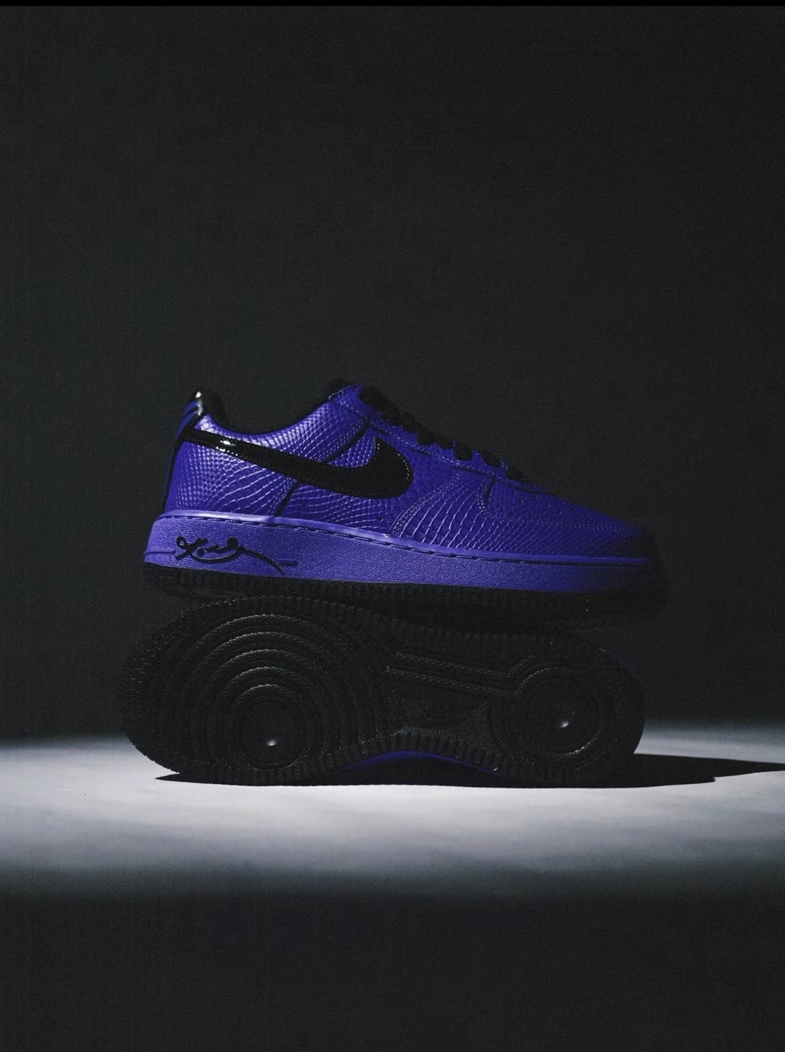 Kobe Bryant x FC Barcelona x Nike Air Force 1 Low Protro 三方聯名 NIKEX巴塞隆納X曼巴 聯名 紫曼巴 紀念款 II7062500