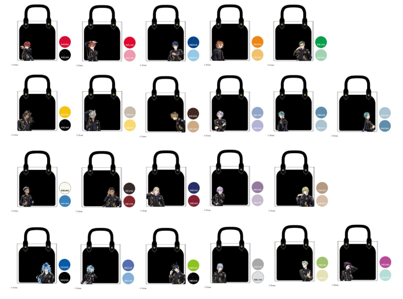 [代購][預訂] TWST 5周年 角色單人 透明手袋