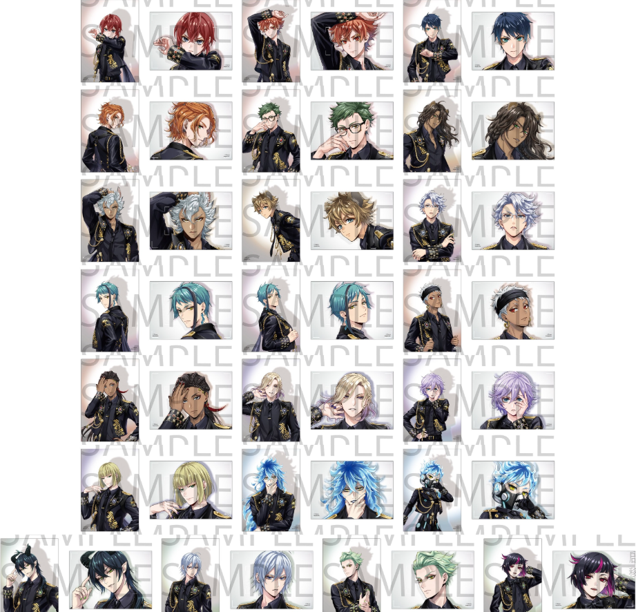 [代購][預訂] TWST 5周年 角色單人 portrait 2張 SET