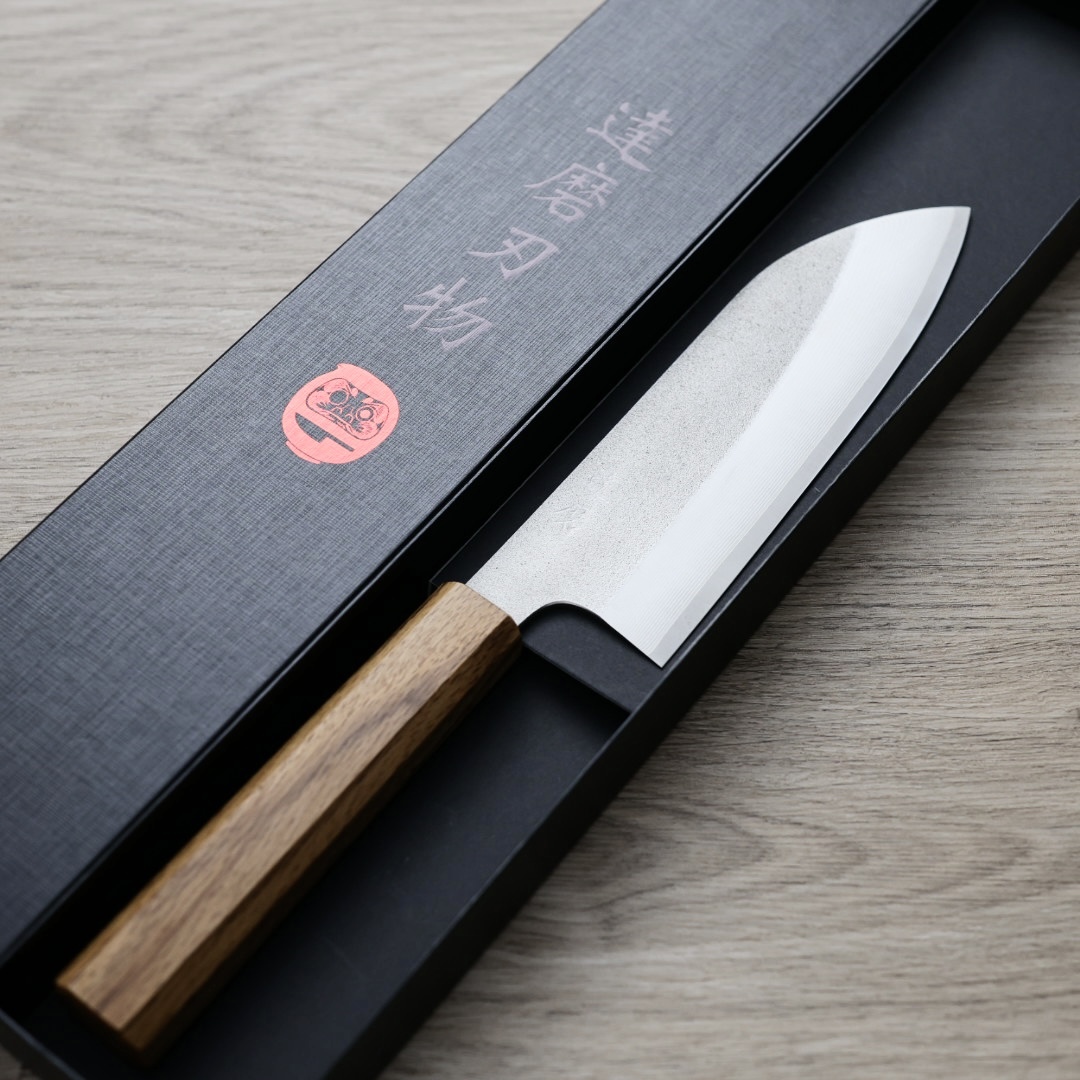 達磨刃物 古川晃裕  三德刀 165mm 梨地大馬士革