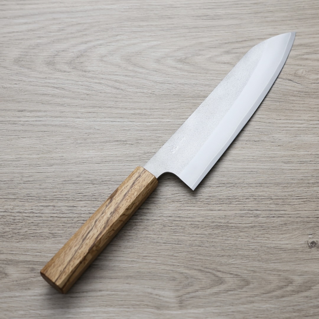 達磨刃物 古川晃裕  牛刀 210mm 梨地大馬士革