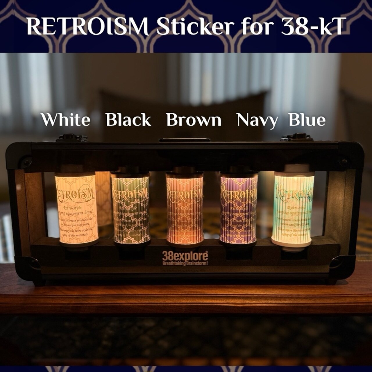 日本 - RETROISM 38燈 MIYABI 專用貼紙