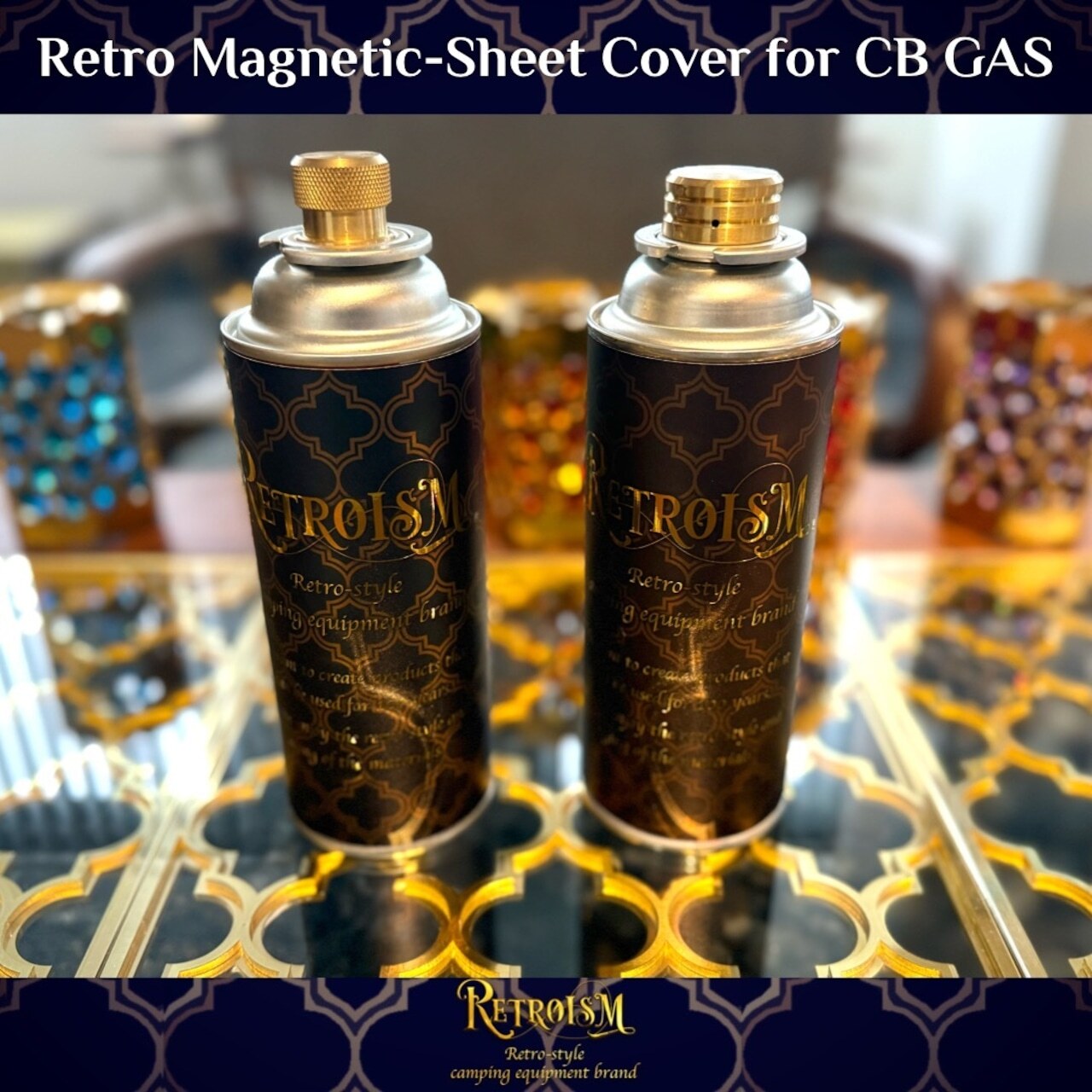 日本 - RETROISM 磁性瓦斯罐套｜2色組