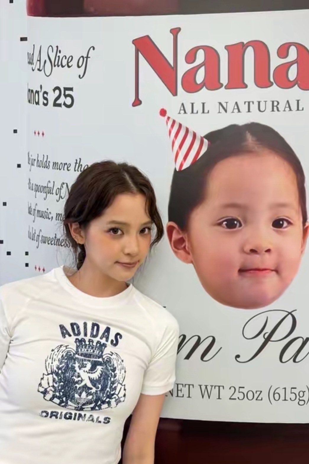 adidas 歐陽娜娜同款👑LOGO短版修身T 女款插肩袖短袖上衣 Aug25