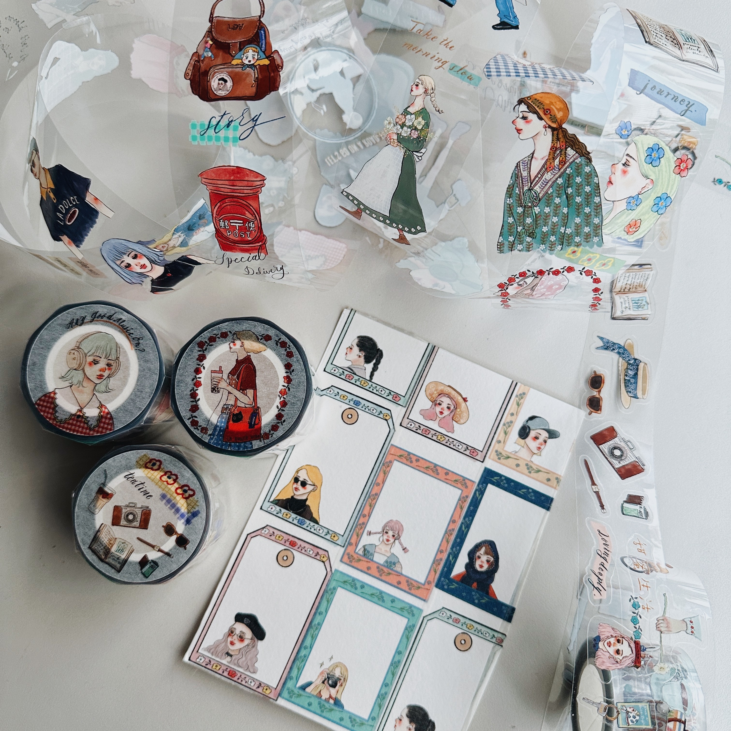 含贈品限定賣場 新款PET膠帶 三入一組 加贈標籤膠帶｜甜蜜生活