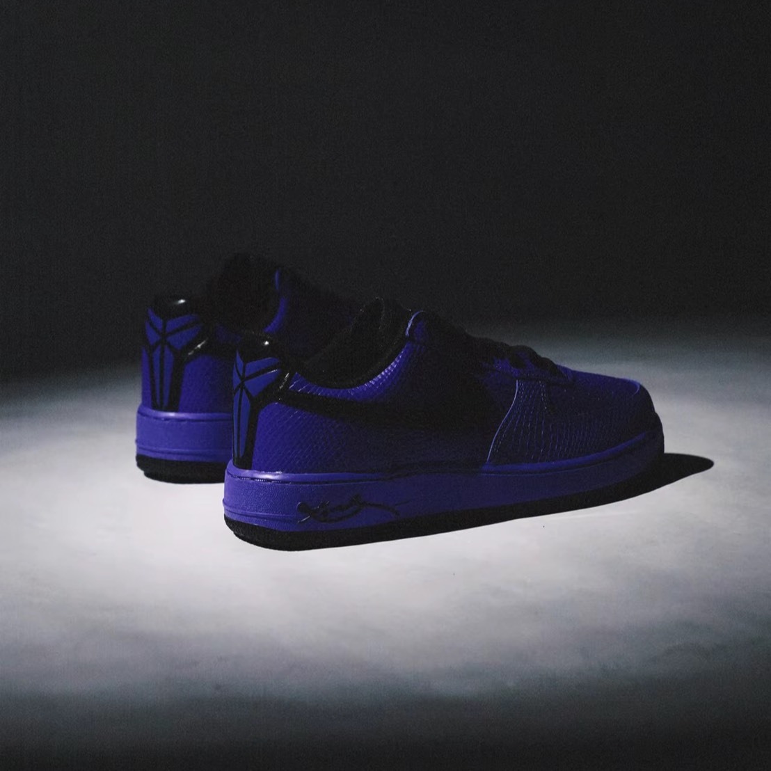 NIKE AIR FORCE 1 LOW KOBE X FC BARCELONA AF1 巴塞隆納 紫色 蛇紋 皮革 亮漆皮 復古休閒鞋 II7062-500