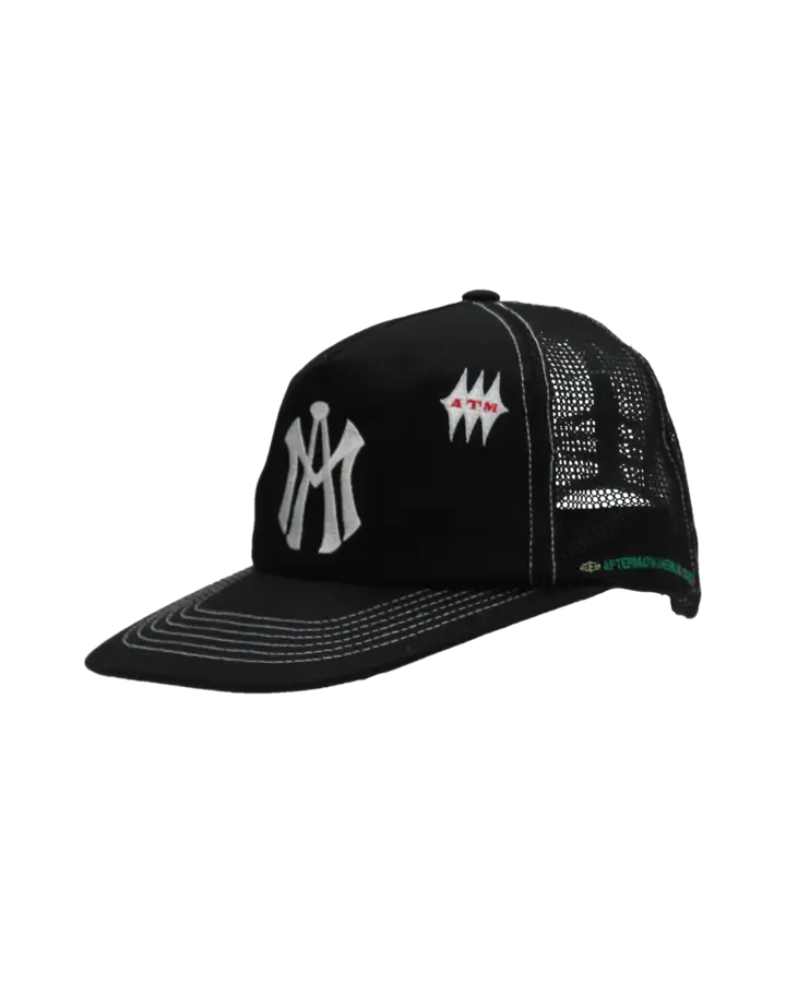 AFTERMATH LOGO MESH CAP 帽子(Black)