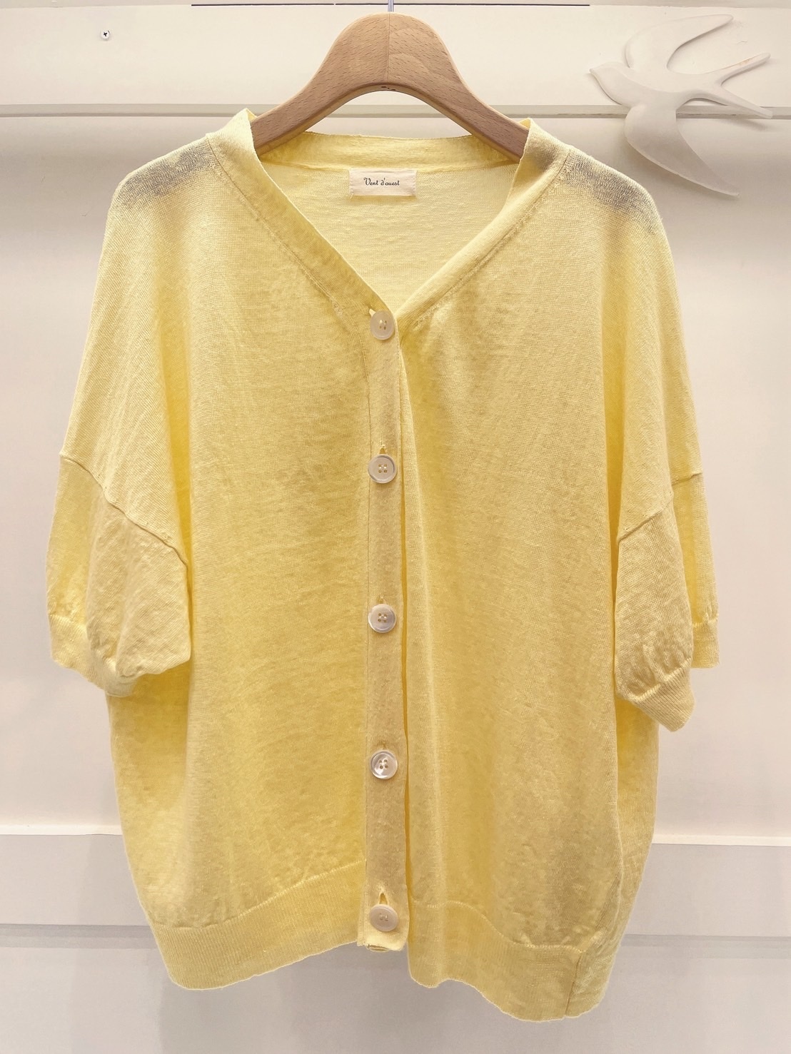 Vent 義大利紗亞麻100%開衫