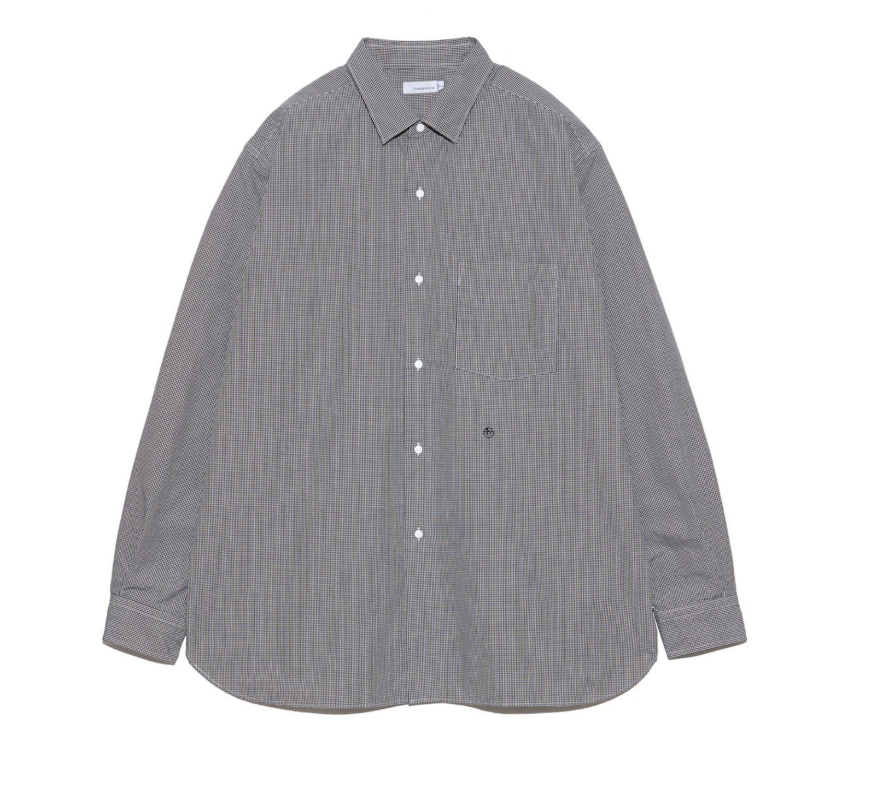 Nanamica /  標準領格紋防風襯衫 / S25SG094 /  AUG25