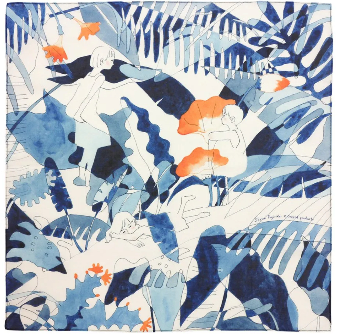 藤捲紗世裡 手帕 秘密雨林