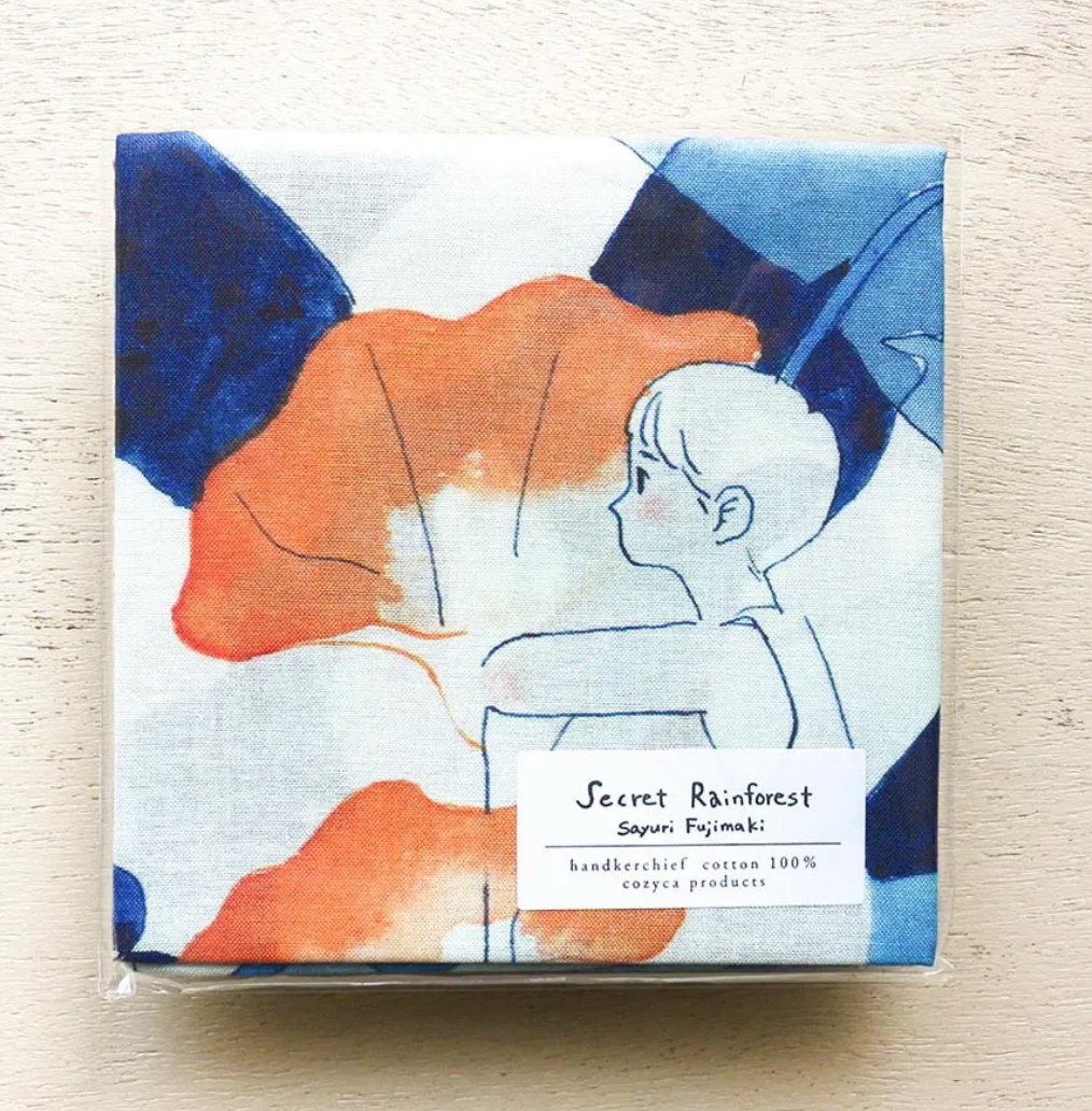 藤捲紗世裡 手帕 秘密雨林