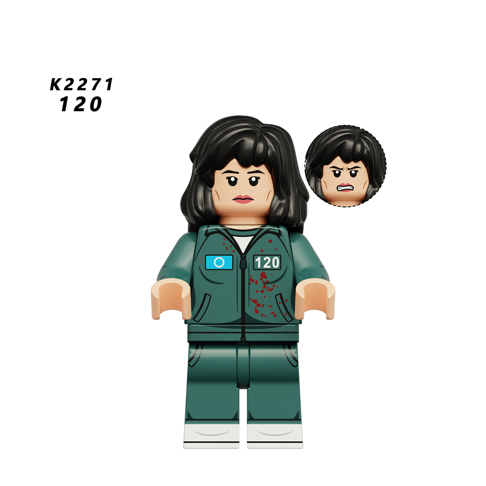 Squid Game 120 Custom Minifigures Minifigs Fit Lego KDL842 K2271