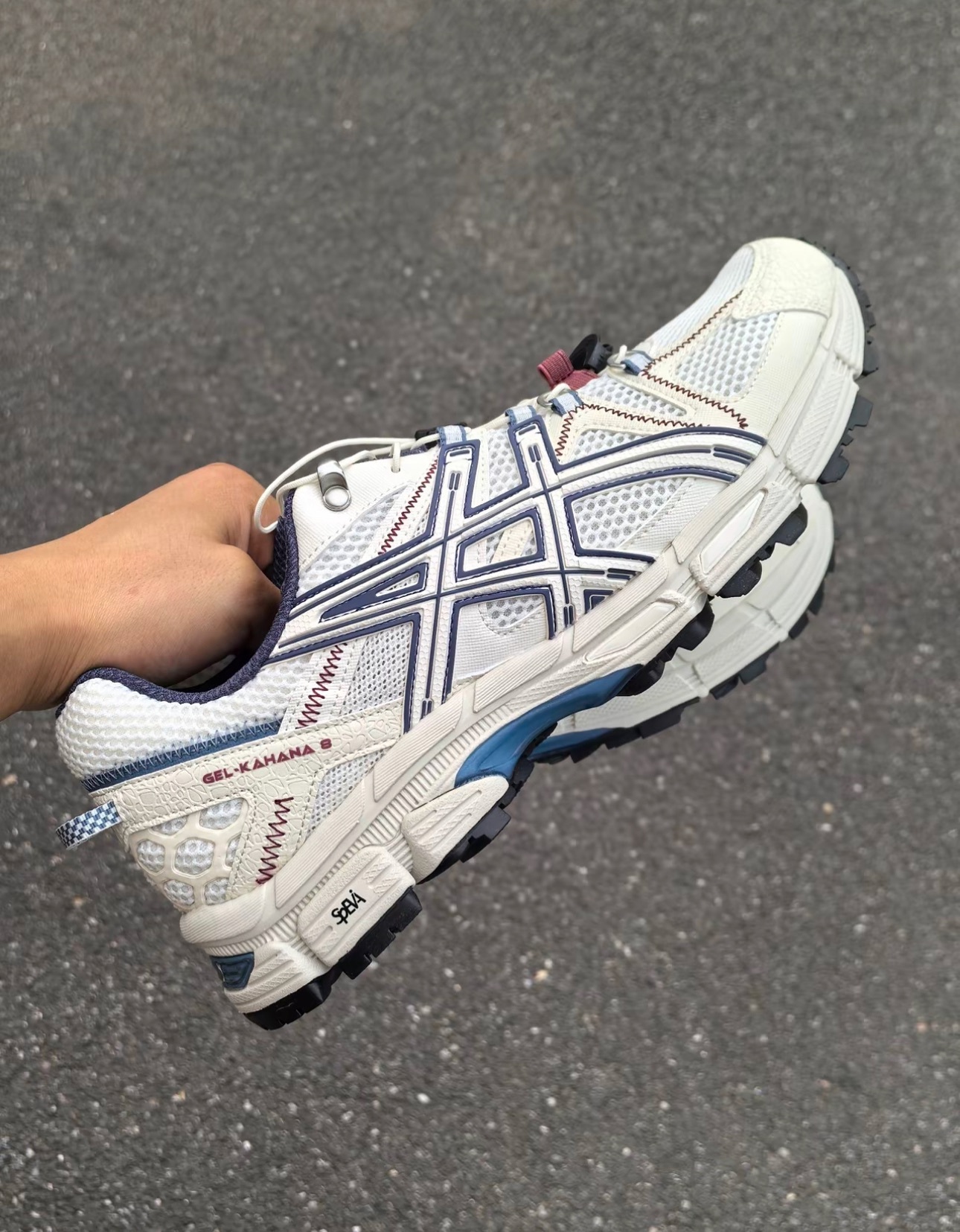 Asics Gel Kahana 8 FL White Blue 白藍色 1011C114-100