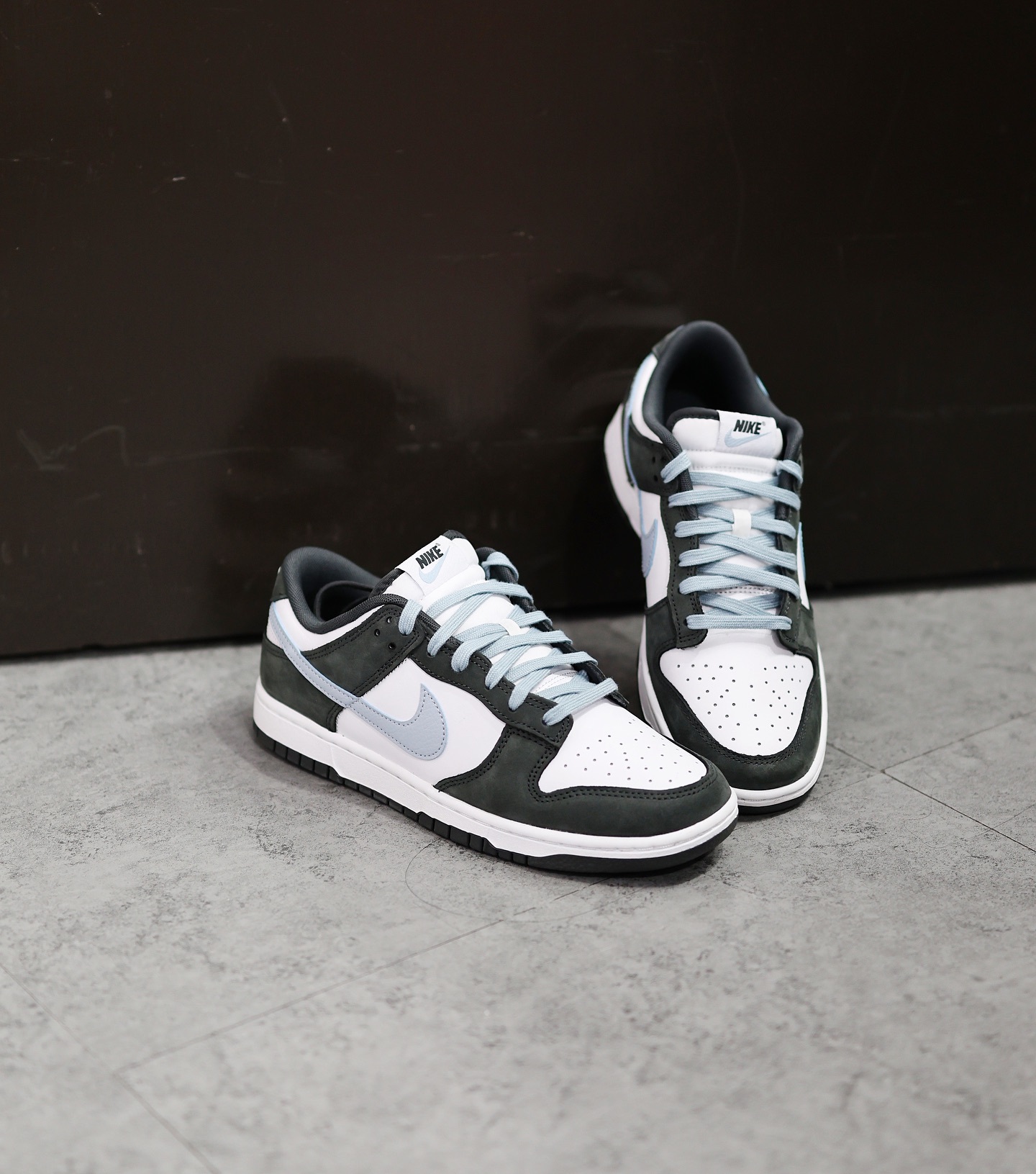 Nike Dunk low midnight navy light 深灰水藍黑白藍 IB3079-100