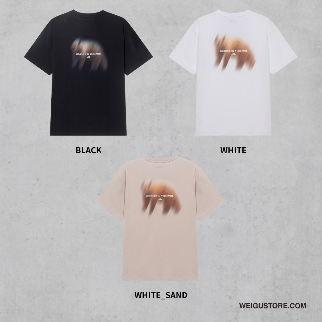 【預購】The North Face BEAR SPRAY TEE 噴霧熊 短T 白色標籤 NT7UR10