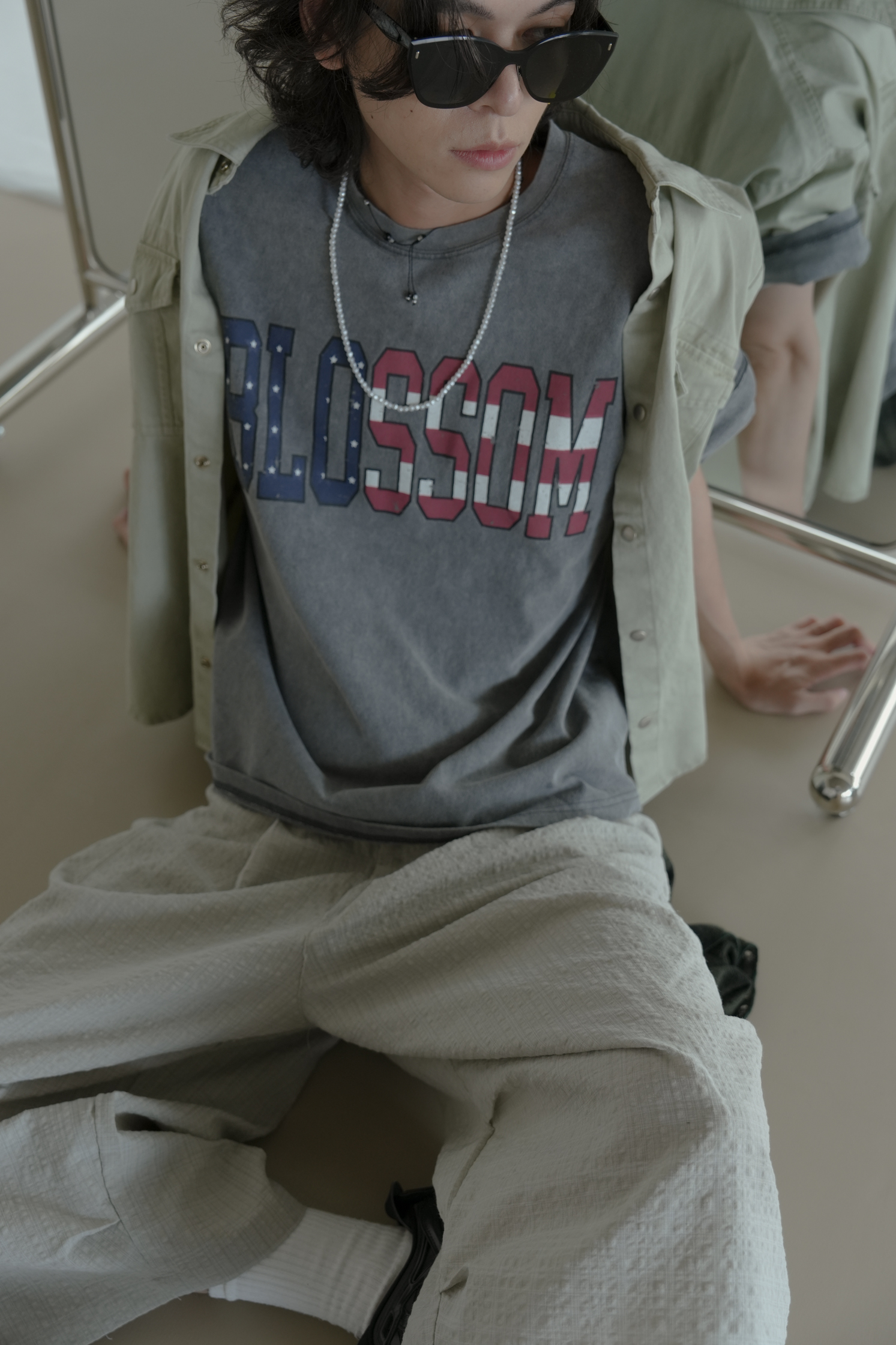 Blossom Crop Tee #上衣