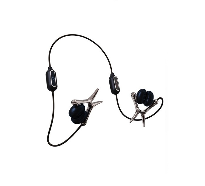 Tingon 挺昂震動乳夾 黑色