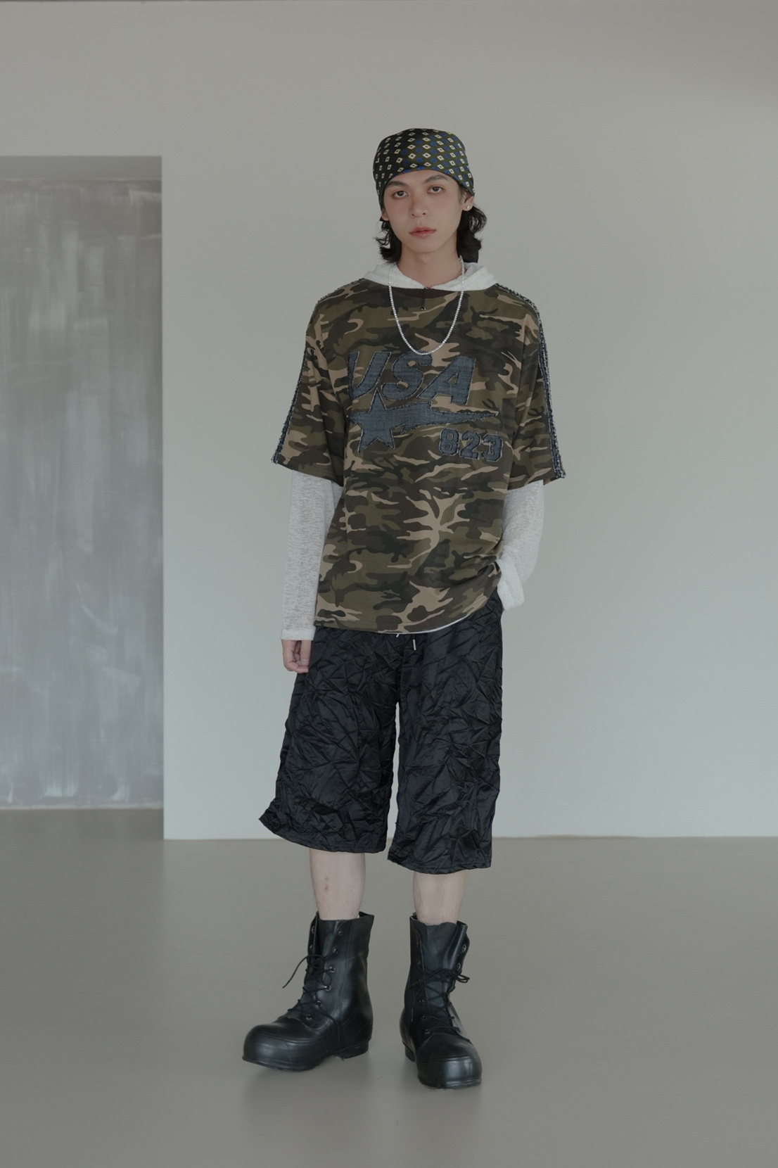 Camo USA T-shirt #上衣