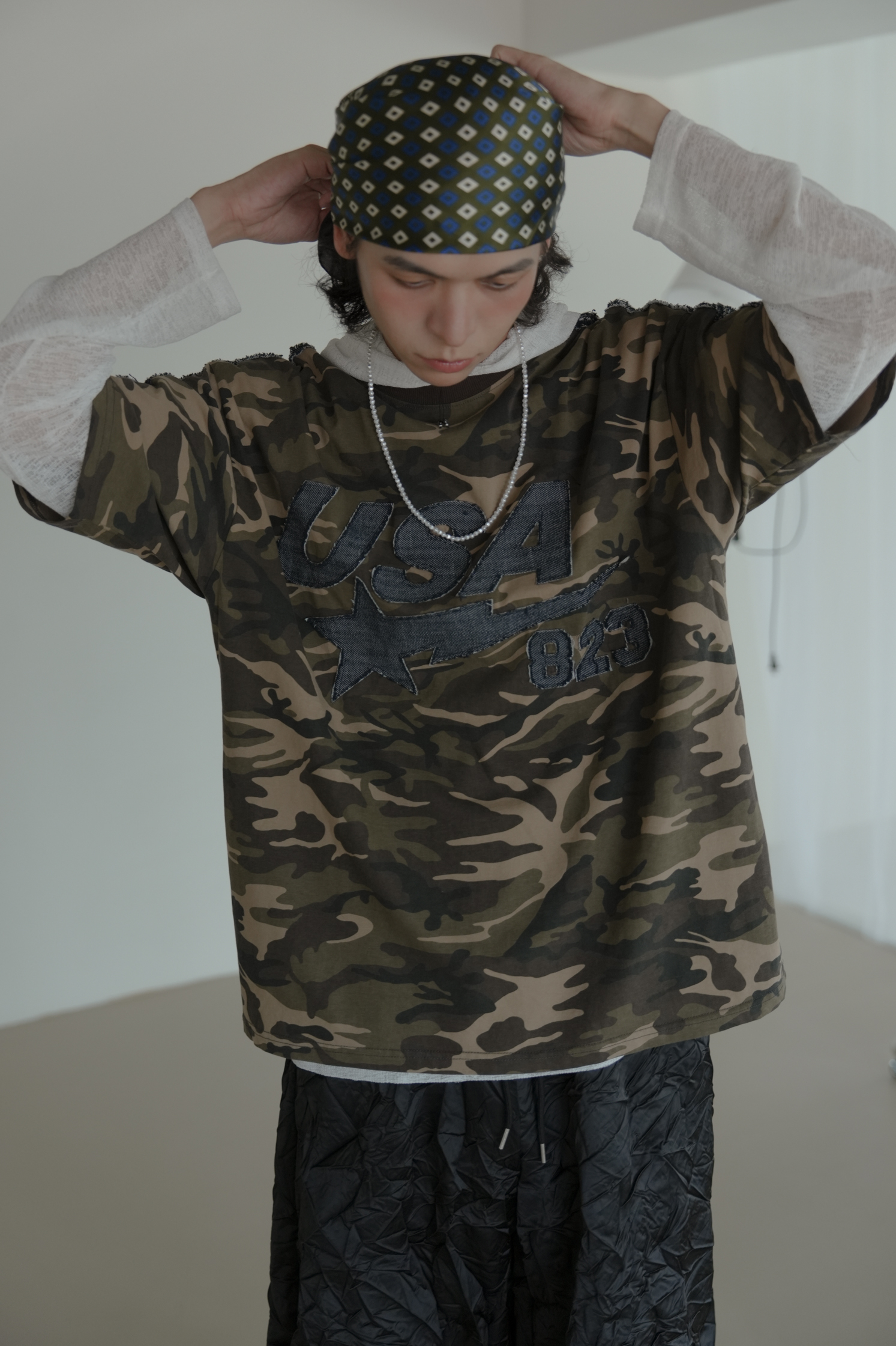 Camo USA T-shirt #上衣