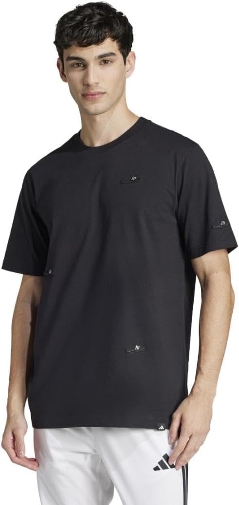 【現貨】Adidas G080550 休閒拖鞋圖案短袖TEE