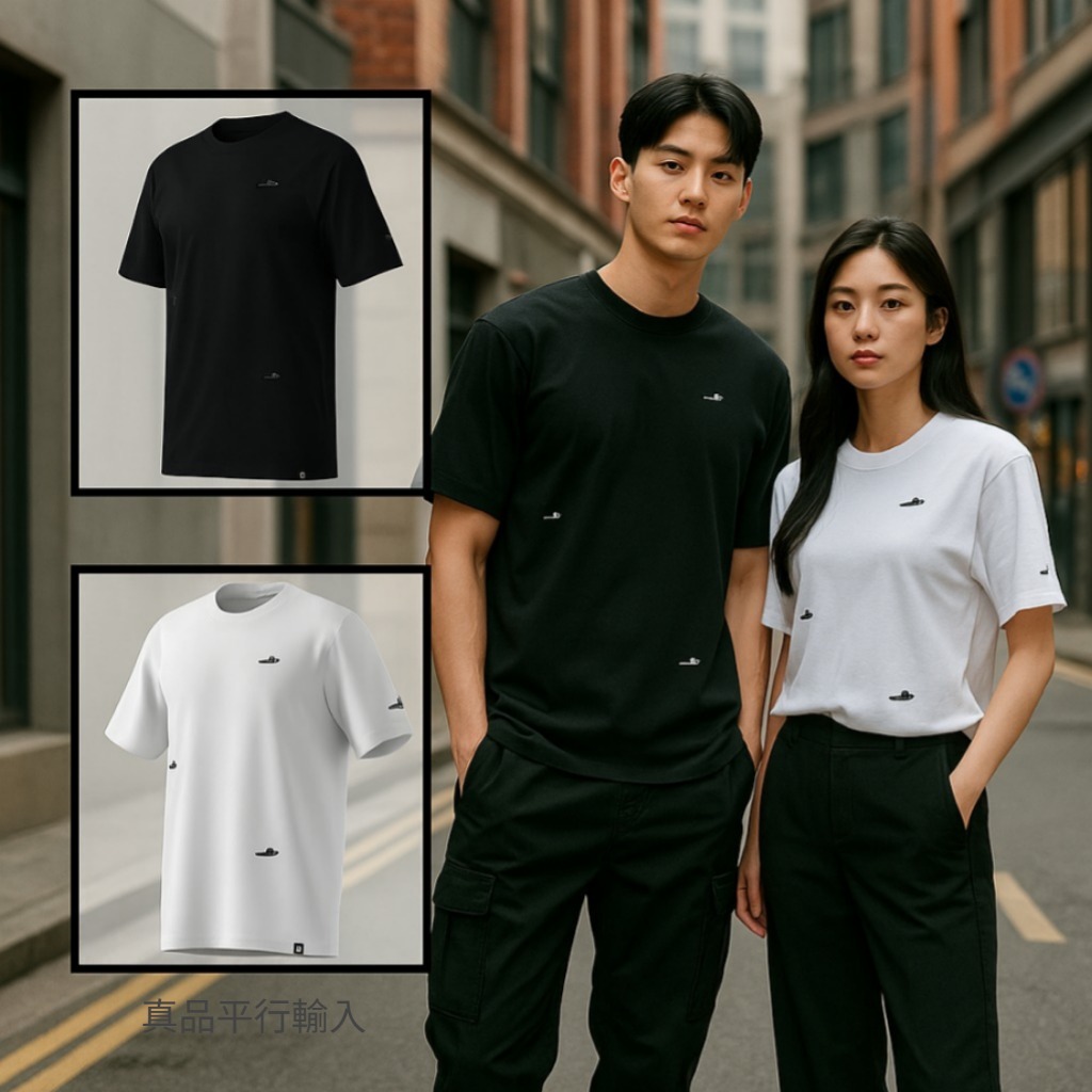【現貨】Adidas G080550 休閒拖鞋圖案短袖TEE