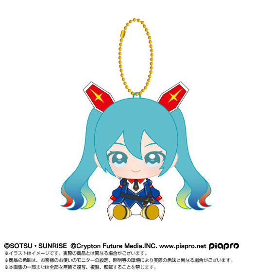 234540 Pbandai 預訂2025/12月 Chibiぬいおすわりマスコット 初音ミク×機動戦士ガンダム