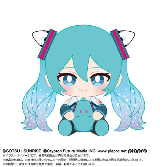 234662 Pbandai 預訂 2025/12月 ぬいぐるみ 初音ミク×ダブルオーガンダム