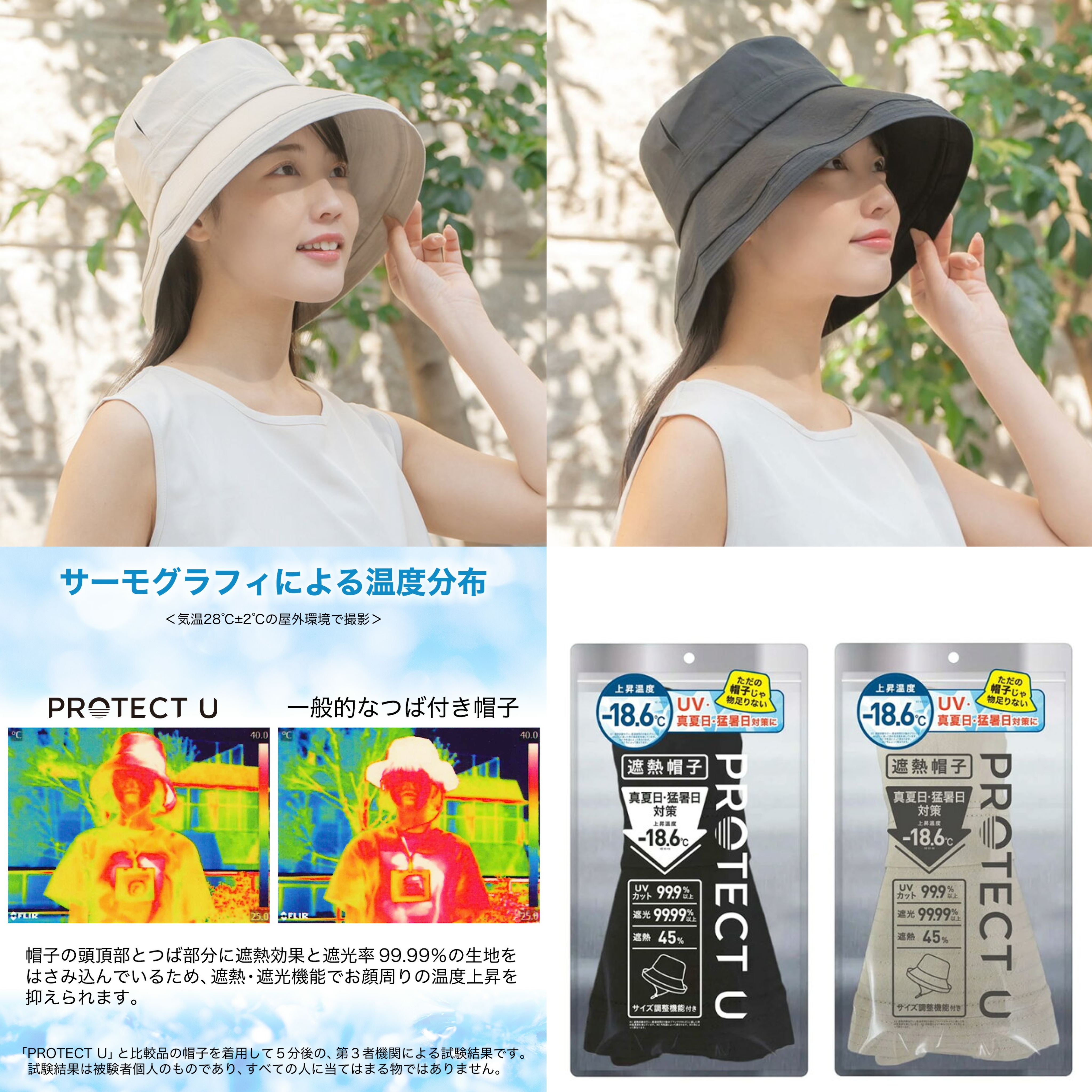 JP 防UV99.99%/降溫-18.6°c 防曬帽