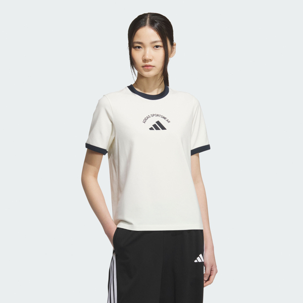 Adidas Ms Ss Tee KC0058 女 T恤 運動上衣 休閒短袖 白 黑 亞版