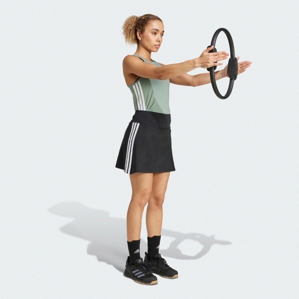 Adidas Te 3s Skort JP1157 女 運動褲裙 吸濕排汗 透氣 黑 亞版