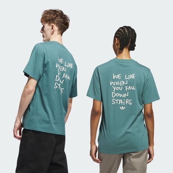 Adidas Shmoo G Tee 1 JX5452 男 T恤 運動上衣 休閒短袖 綠 亞版