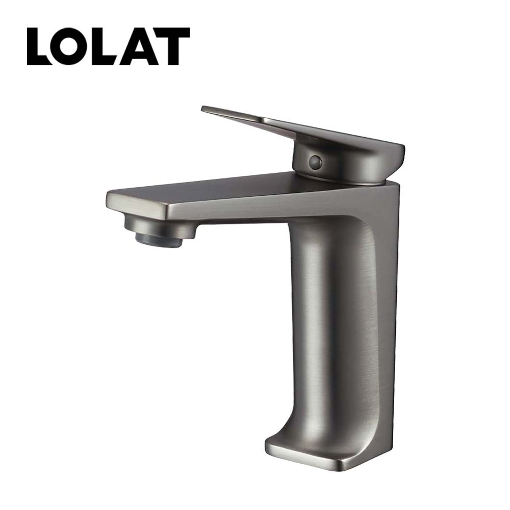 LOLAT單槍臉盆水龍頭-槍灰色B2107
