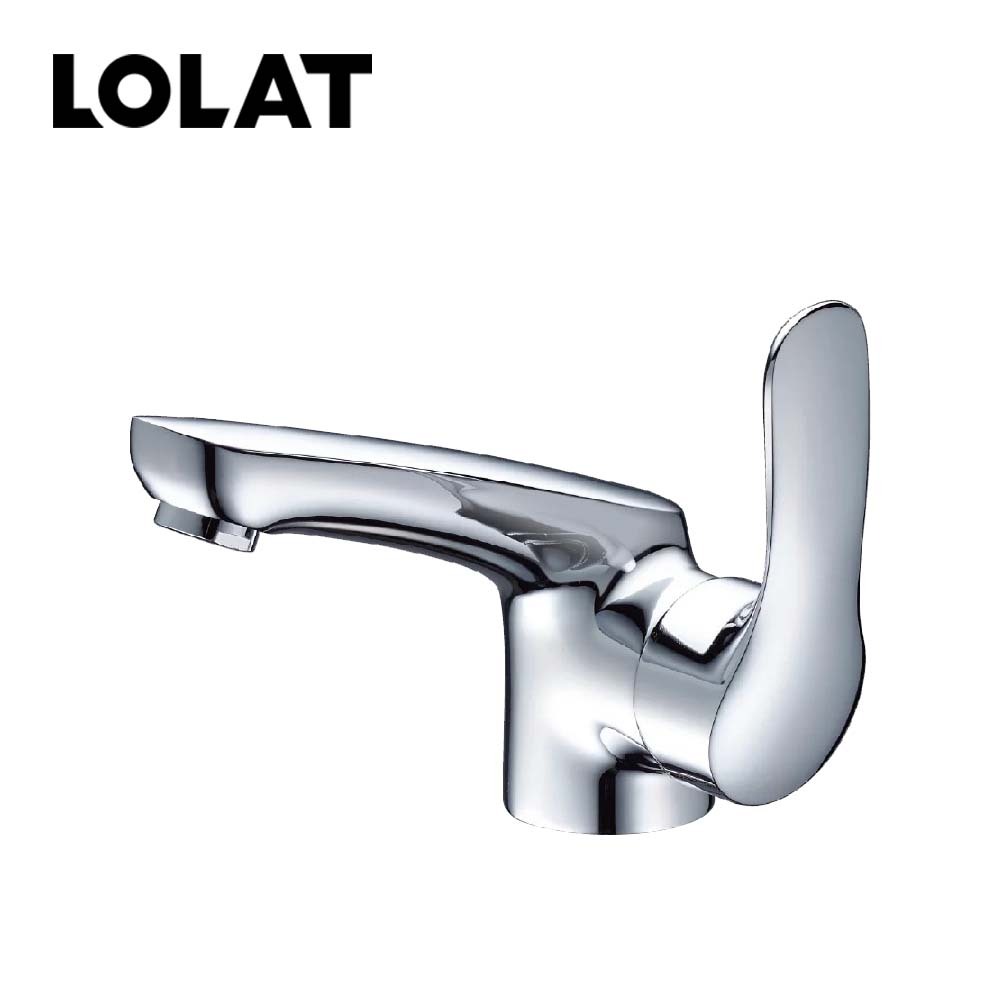 LOLAT單槍側開臉盆水龍頭-鉻色BNM1480