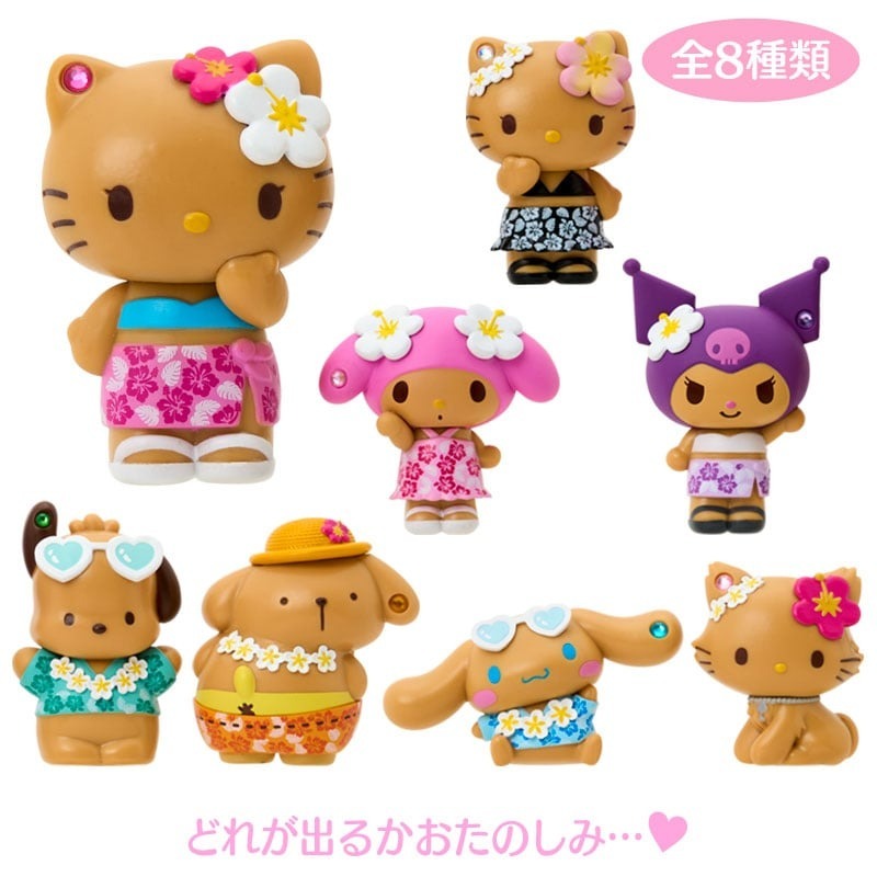 現貨┃日本 sanrio 三麗鷗 黑皮 曬黑 日燒 KITTY 大耳狗 美樂蒂 酷洛米 帕恰狗 盲盒