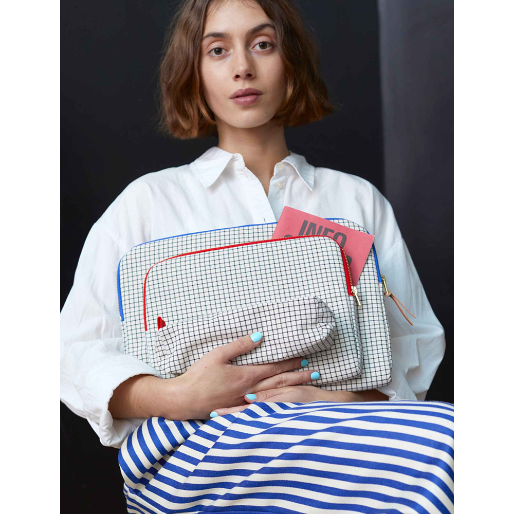 法國La cerise sur le gâteau 有機棉筆電包-經典款(平版專用)