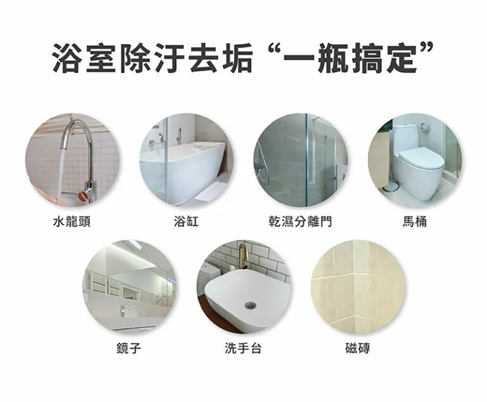 【淨毒五郎】除水垢浴室清潔劑300ml