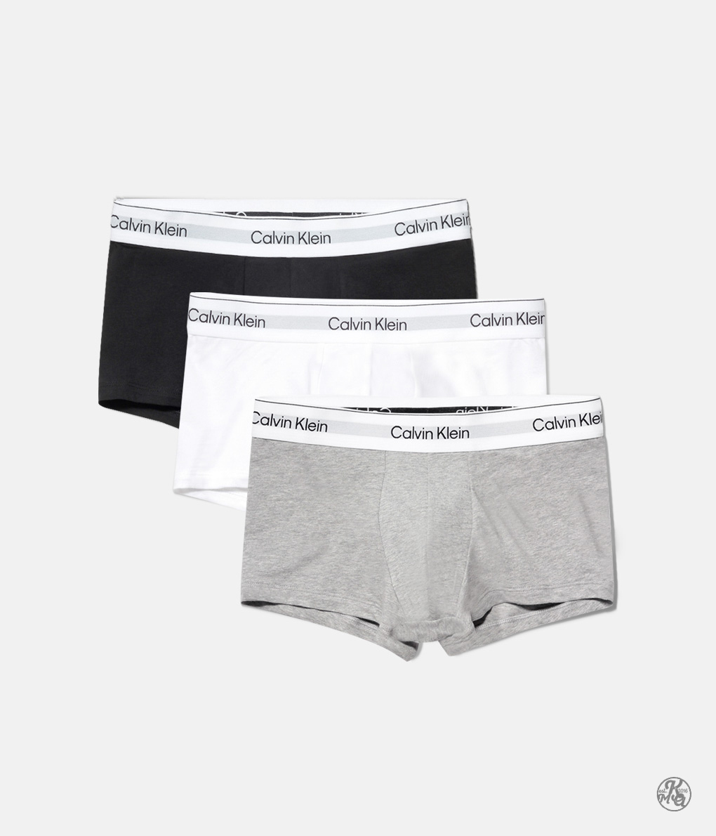 [出清品] Calvin Klein Icon Cotton Strecth Low Rise Trunks 內褲 (NB4389-MP1) (3入組)